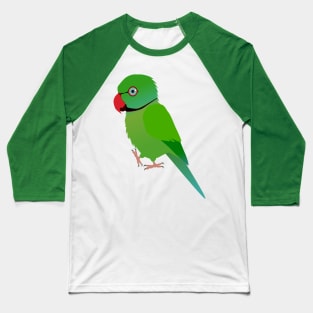 Cute Indian ringneck parakeet Baseball T-Shirt